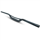 FARR Alloy Supa-Riser mountain bike handlebar, 820mm wide, designed for trail control, made of durable alloy, shown in 3D render.