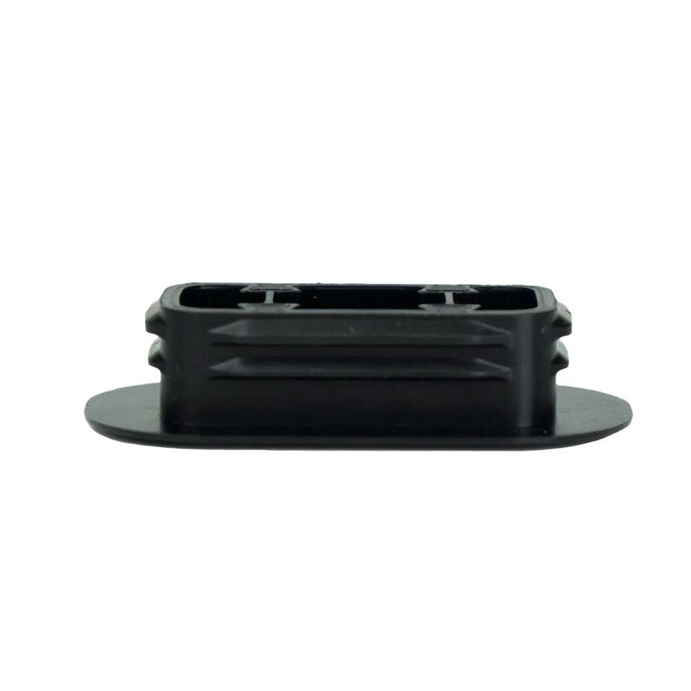 Fazua FAZUA RIDE 50 Locker Plug for e-bike down tube gap closure and protection, black plastic component with branding.