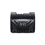 Fazua Ride 50 G2 bottom bracket cover for single chainring e-bikes, tool-free installation, black component for bike drivetrain.