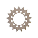 Gusset Components fixed cog sprocket for 6-bolt disc mount hubs, 3/32-inch track sprocket for bicycle drivetrain.