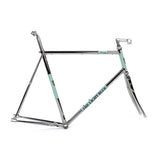 Light Blue Sport Trinity track frameset in light blue, Reynolds 531 steel with a classic design and sleek sport component style.