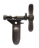 Fat Spanner workshop link extractor tool for 11-speed chains, with replaceable pin, used for bike chain maintenance.