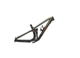 Trek Fuel Ex C MTB frameset with RE:aktiv suspension and internal storage, showing the sleek black frame and detailed components.