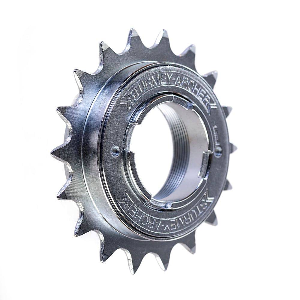 Sturmey Archer SFS30 3/32" single speed freewheel with durable chrome plating, bicycle components for smooth riding.