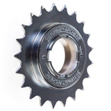 Sturmey Archer SFS30 single speed freewheel with 3/32-inch gear, durable chrome finish, component for bicycle drivetrain.