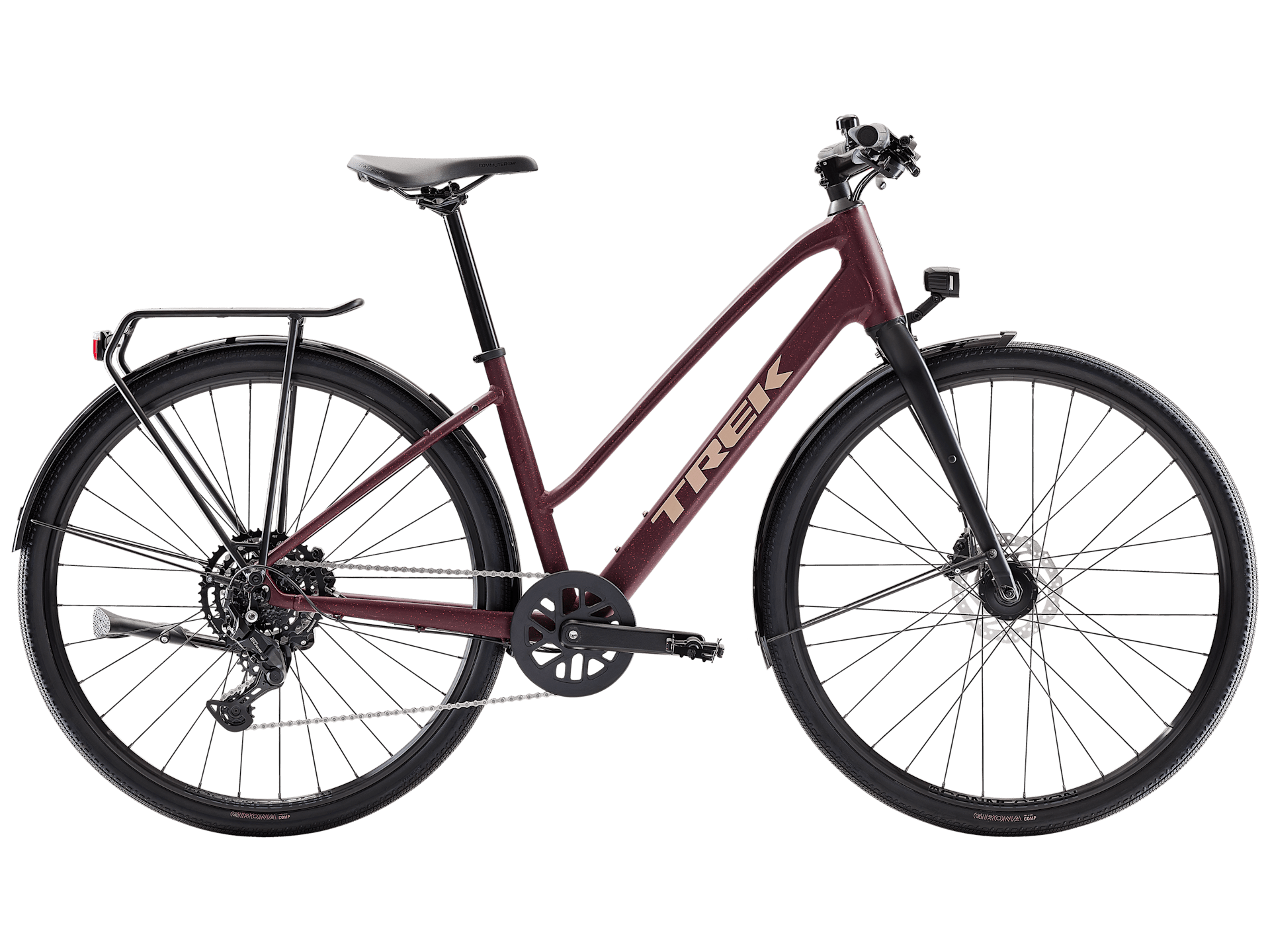 trek fx sport al equipped midstep hybrid bike