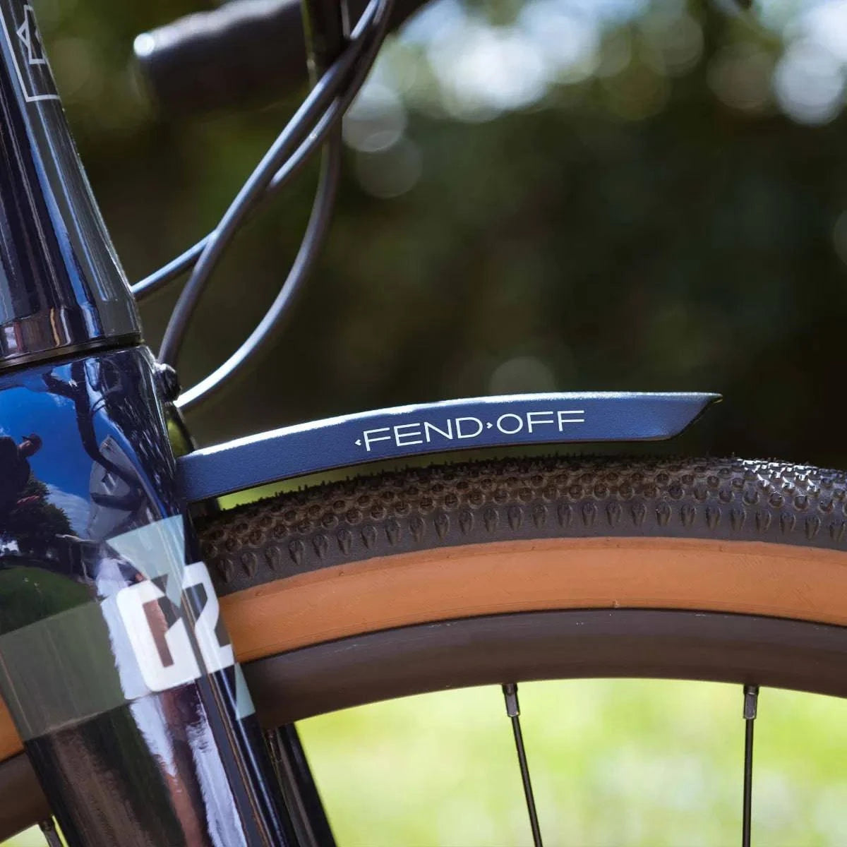 Kinesis UK Fend Off Wide Mudguards in black for Tripster ATR, AT, G2, and Range E-Bikes, with logo detail visible