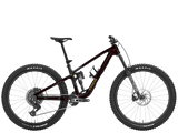 Trek Fuel EX 9.9 X0 AXS Gen 7 mountain bike with advanced trail performance and full suspension, shown from side view.