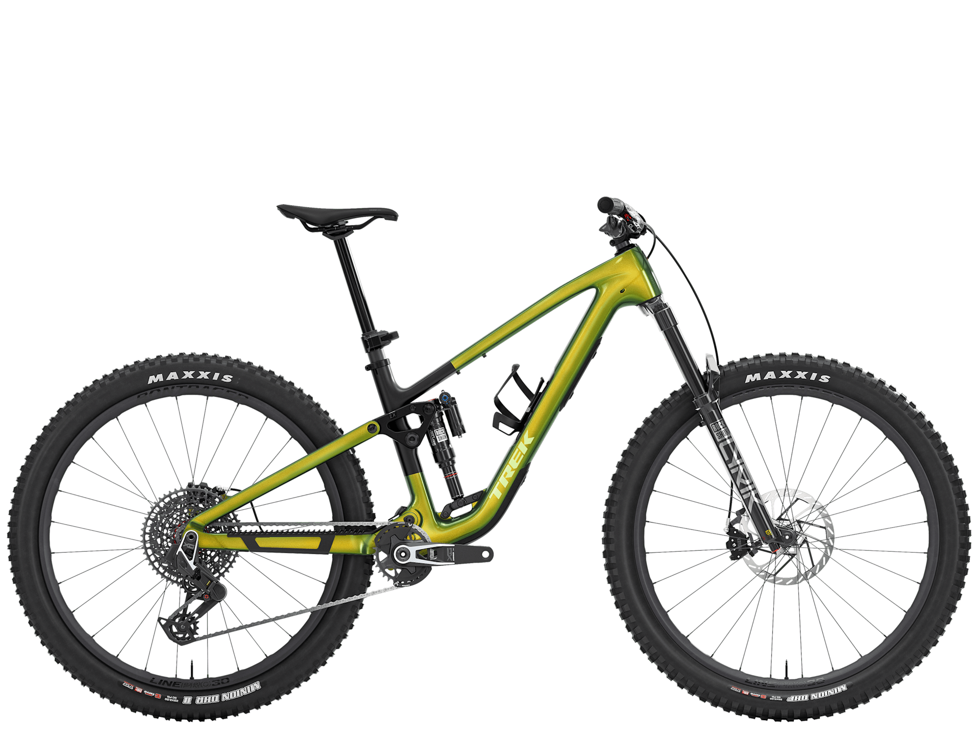 Trek Fuel EX 9.9 X0 AXS Gen 7 mountain bike with sleek frame, advanced suspension, and high-performance components.