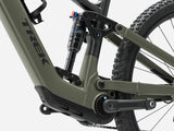 Trek Fuel+ EX 5 Gen 2 2026 e-mountain bike for trail riding and endurance, shown with sleek frame and mountain bike tires.