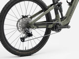 Trek Fuel+ EX 5 Gen 2 2026 e-mountain bike with rugged frame and trail-ready tires, designed for endurance riding.