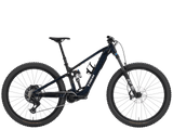 Trek Fuel+ EX 8 Gen 2 e-mountain bike with rugged frame, front suspension, and mountain bike tires for trail riding.