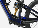 Trek Fuel+ EX 9.8 XT Gen 2 electric mountain bike with adjustable performance features and rugged off-road tires.