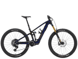Trek Fuel+ LX 9.8 Eagle 90 Gen 2 electric bike with TQ HPR50 motor and SRAM Eagle 90 gearing, showing the bike frame and components.
