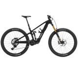 Trek Fuel+ LX 9.8 XT Di2 electric mountain bike with Shimano XT Di2 shifting and TQ HPR50 motor, ready for trail riding.