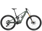 Trek Fuel+ LX 9.8 XT Di2 e-bike with Shimano XT Di2 electronic shifting and TQ HPR50 motor, ready for trail riding.
