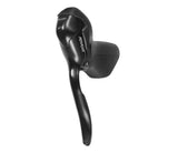 MicroSHIFT ADVENT 1x9 road drop bar shifters for 9-speed wide-range bike systems, shown mounted on drop handlebars.