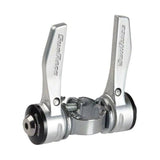 SunRace R30 downtube road bike shifters showing gear control and durable components for precise shifting on a bicycle.