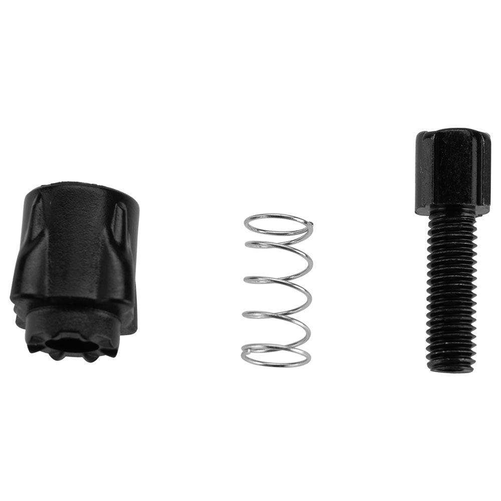 MicroSHIFT Advent bike components and spare parts for smooth transmission maintenance, shown in a close-up image.