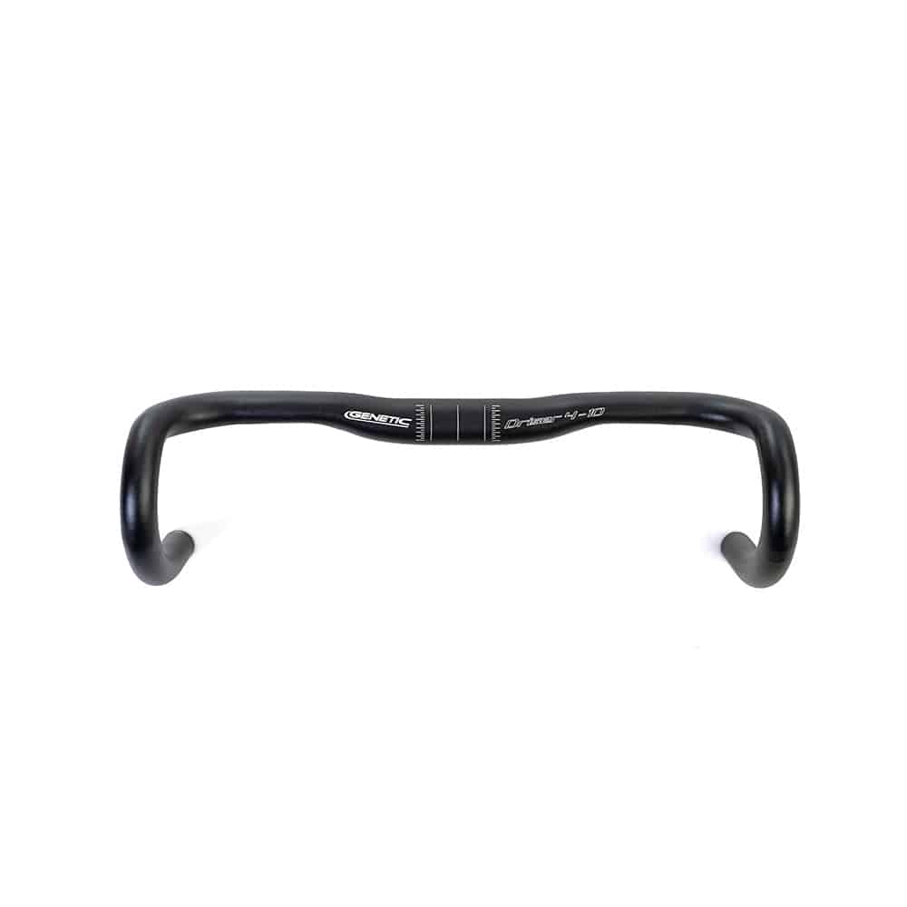 genetic handlebars road 10mm rise 4deg flare 125mm drop 75mm reach 6061 t6 alloy 31 8mm