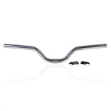 Gusset Components Wharf Bar MTB handlebar with 3-inch rise alloy construction and clamp shims for mountain biking.