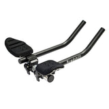 Redshift Sports Aero handlebar with quick-release aerobars installed on a road bike, showcasing lightweight cycling components.