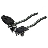 Redshift Sports Aero handlebar with quick-release aerobars installed on a road bike, showcasing lightweight bicycle component design.
