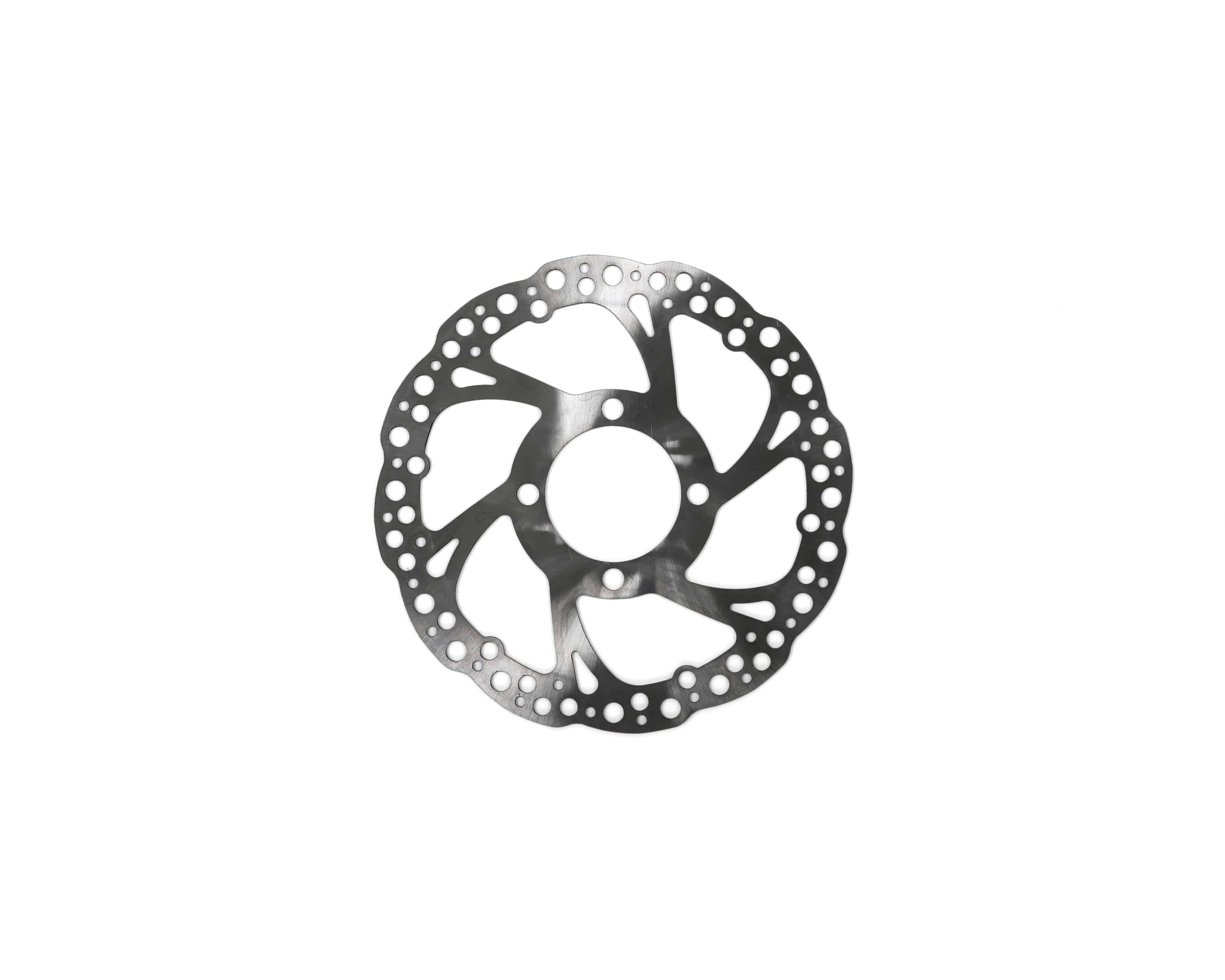 Hope Mini Rohloff Standard Disc Rotor with 4-hole bracket for reliable bike braking, shown mounted on a bicycle brake system.