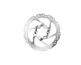 Hope Universal Standard 6 Bolt Disc Brake Rotor in multiple sizes, shown mounted on a bicycle wheel for mountain biking.