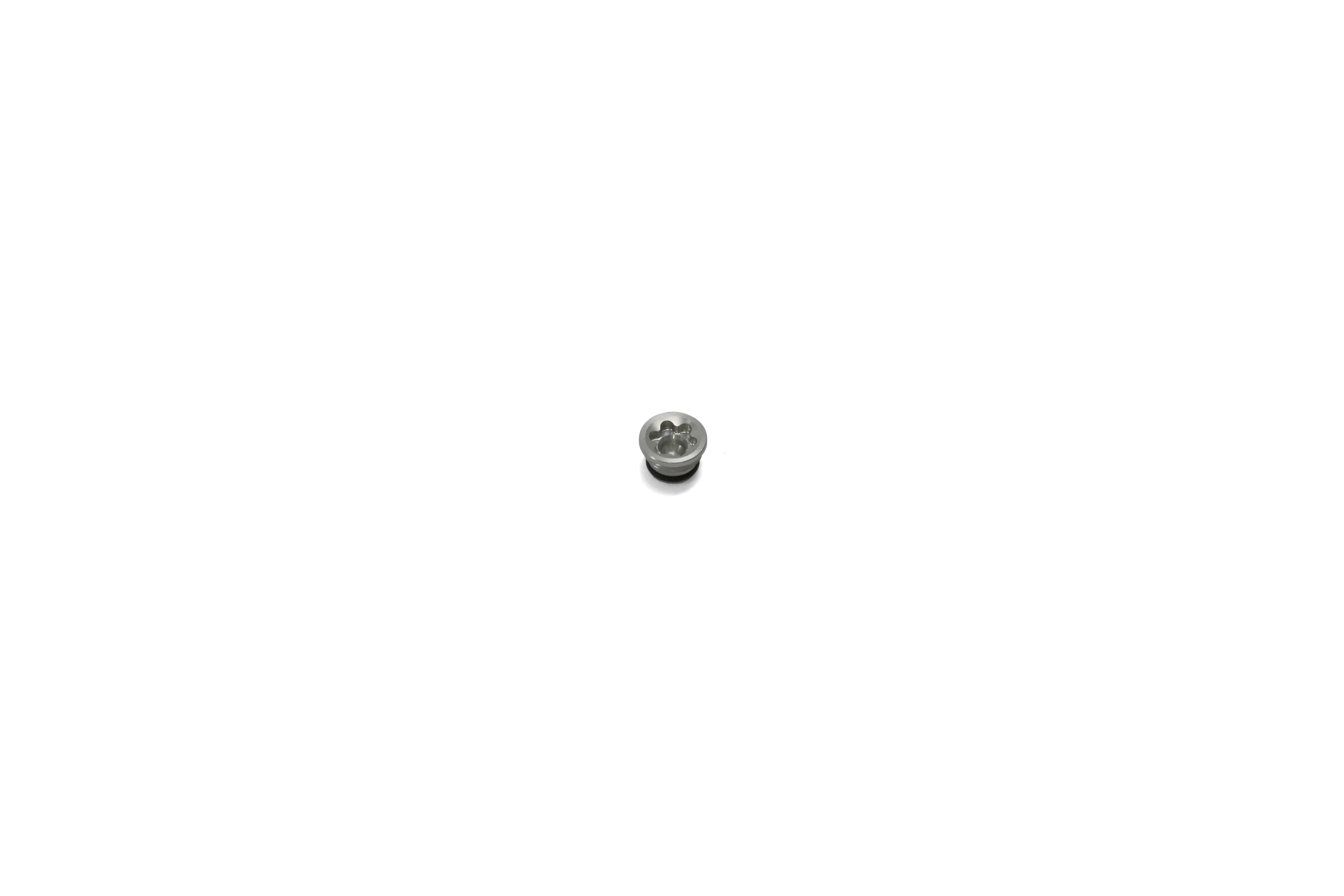 Hope RX4-SR small bore cap DOT-certified brake spare part for bicycle brake systems, shown in close-up.