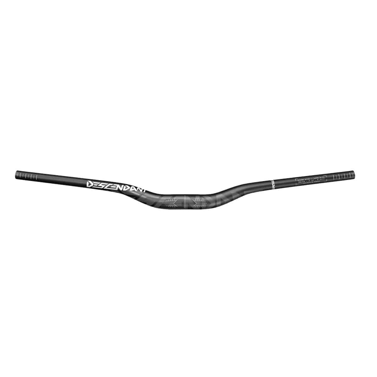 TRUVATIV Handlebar Descendant Riser Downhill, 35mm clamp, 800mm width, 25mm rise, Black on Black