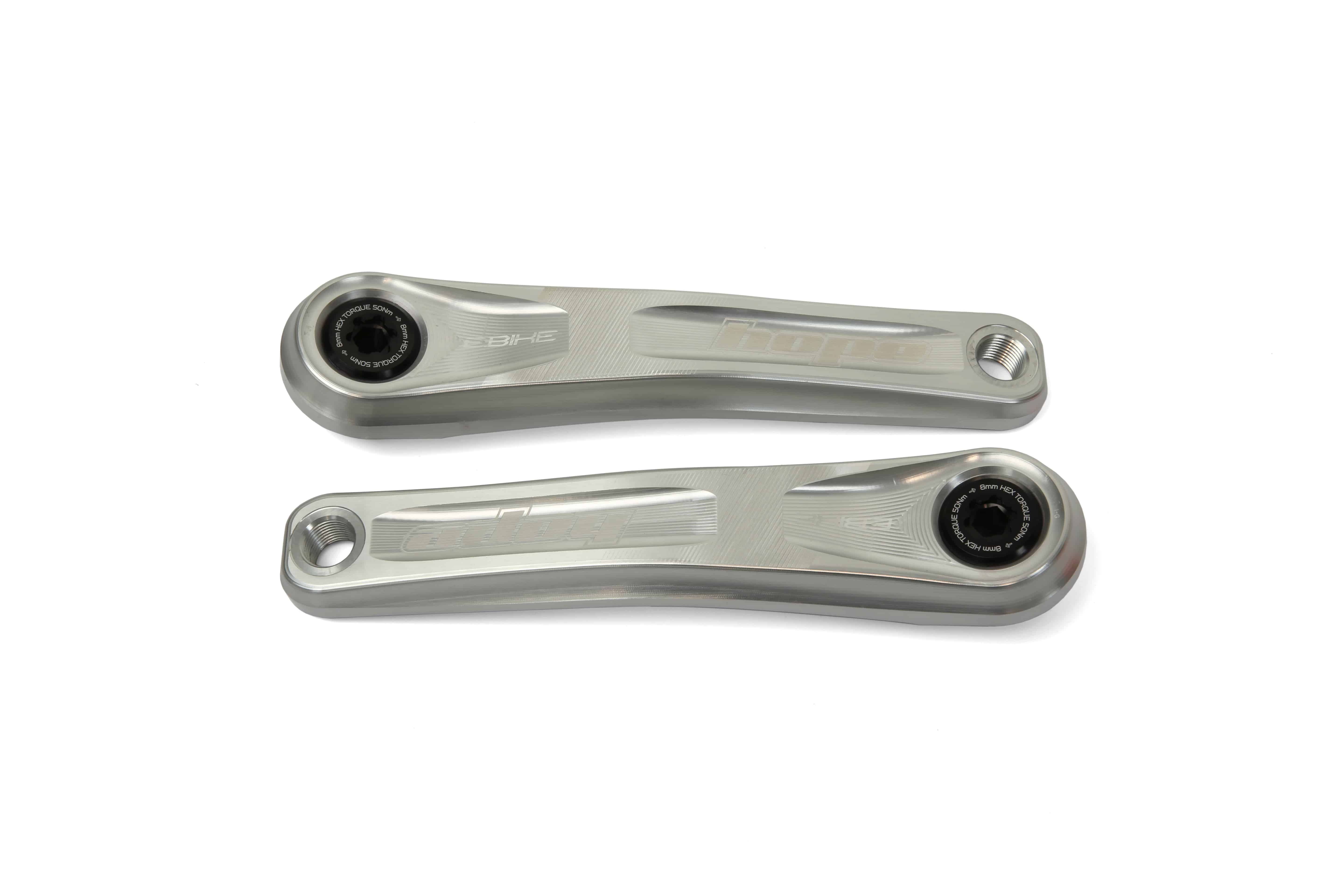 Hope E-Bike crankset with standard offset, featuring durable components for smooth pedaling and efficient power transfer.