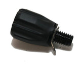 Hope M5 adjuster barrel spare component for precision bike maintenance, shown in close-up with detailed threading and metal finish.