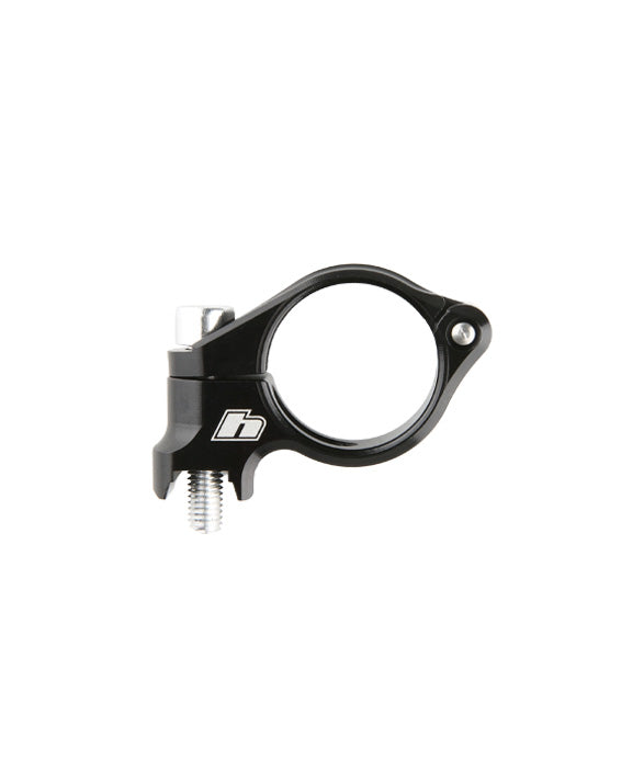 Hope Dropper Lever Clamp Kit for MTB seatpost, aluminum control replacement component with lever and clamp parts.