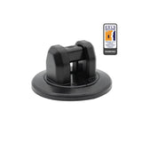 Hiplok A1000 black wall and ground bike security anchor with durable metal construction for anti-angle grinder protection.