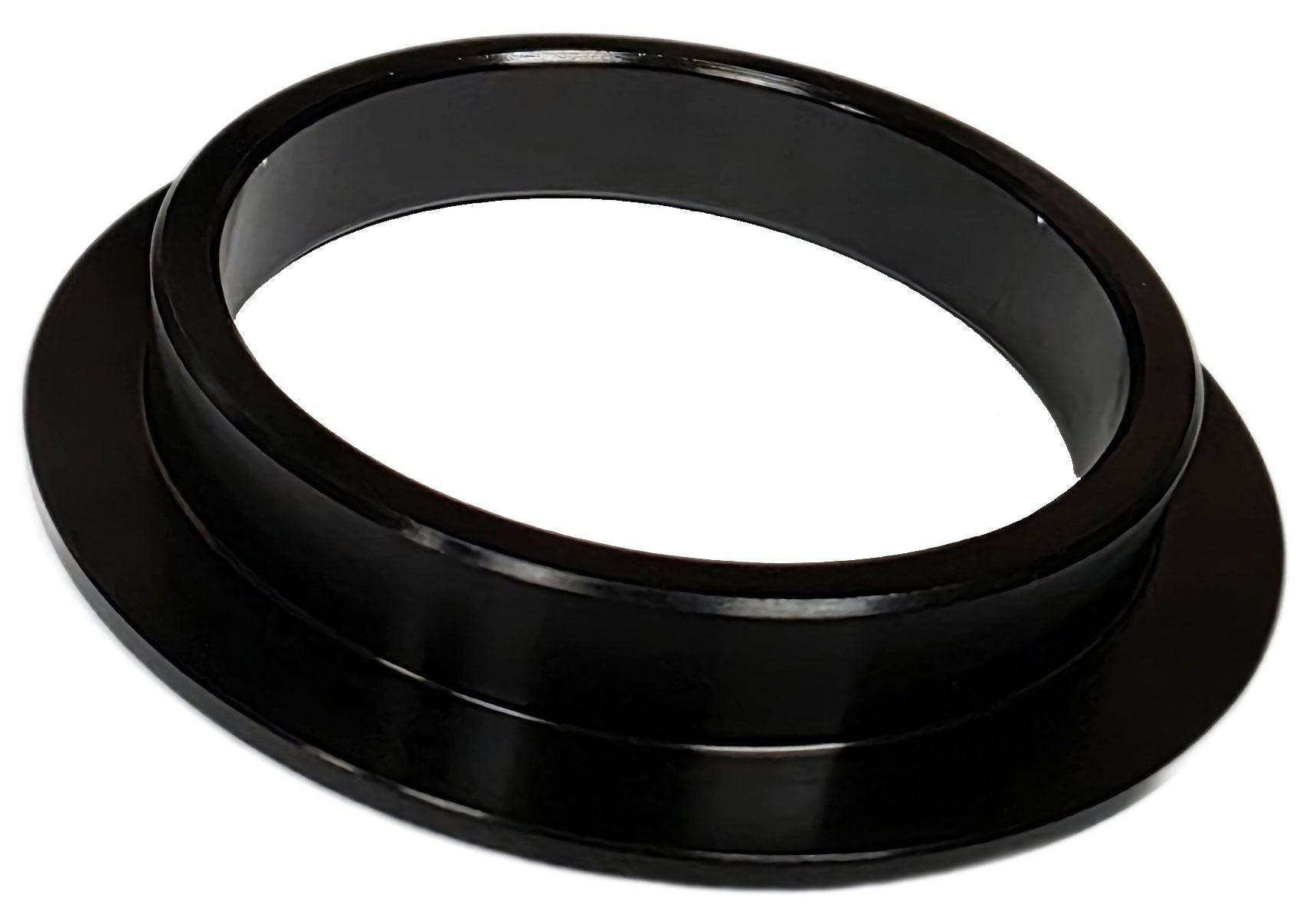 Hope 1.5/1.8 crown race adapter headset for precise bike steering upgrade, shown in close-up with detailed metal finish.