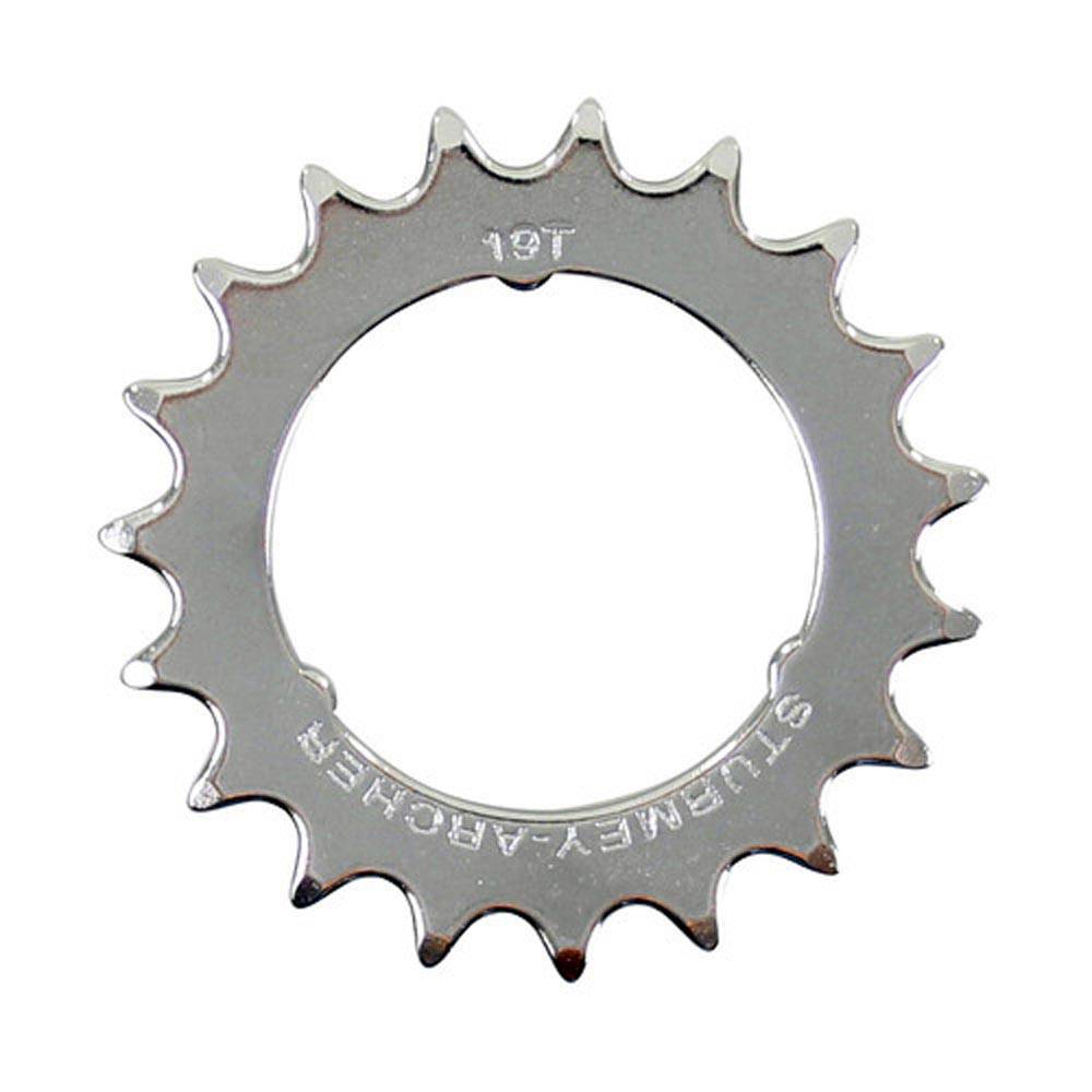 Sturmey Archer RX hub sprocket spare part, durable replacement component for RX and RF5 hubs, shown in black.