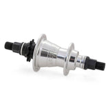 Demolition BMX Whistler cassette hub with 120-point engagement and 9-tooth driver, shown from left side with detailed components.