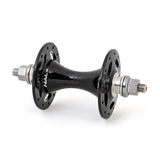 Halo Track Hub with Japanese sealed bearings, 32-hole front hub for track cycling, durable bicycle component for racing and training.