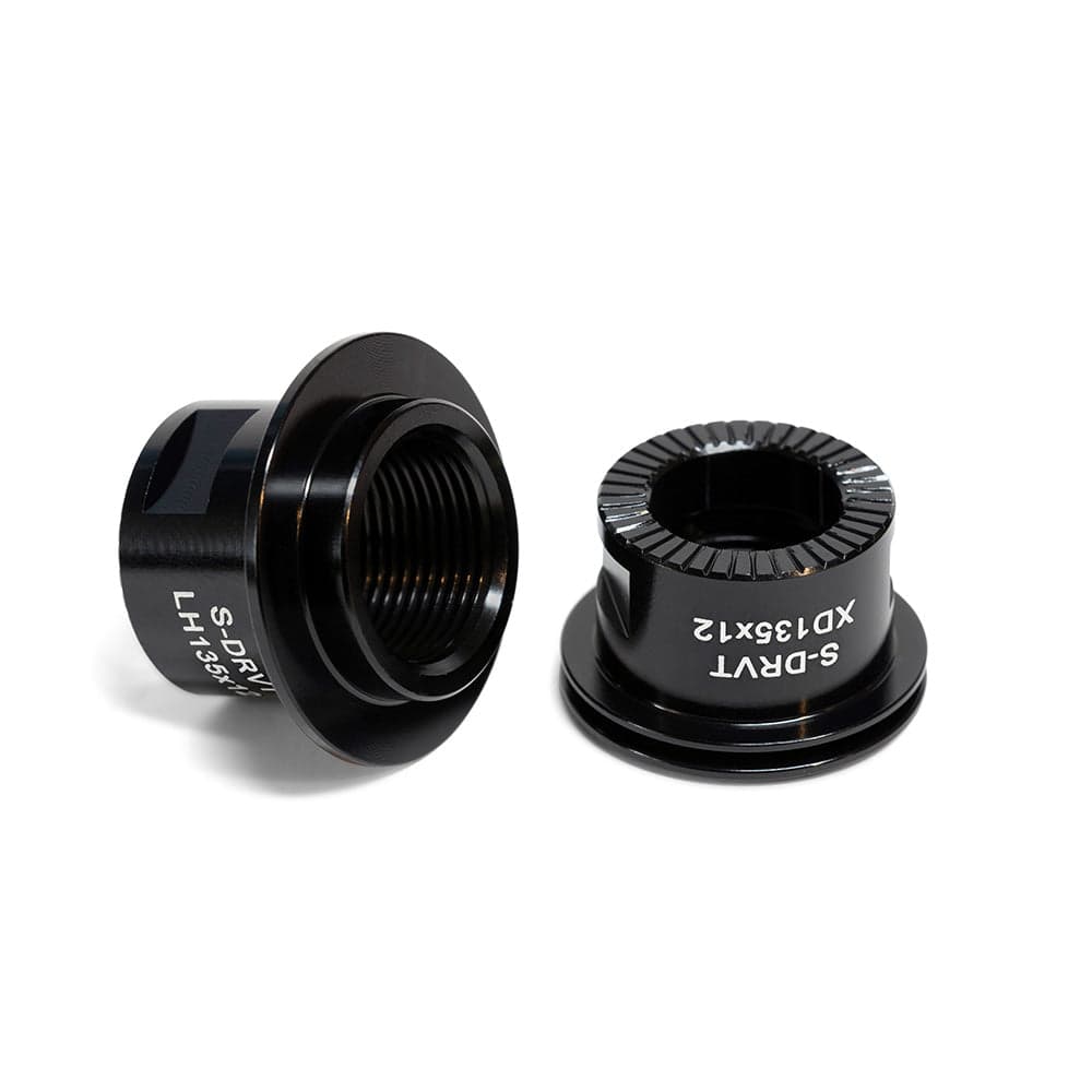 Halo Hub Spares MT Supadrive rear axle ends for Shimano HG and SRAM XD cassettes, bicycle component parts.
