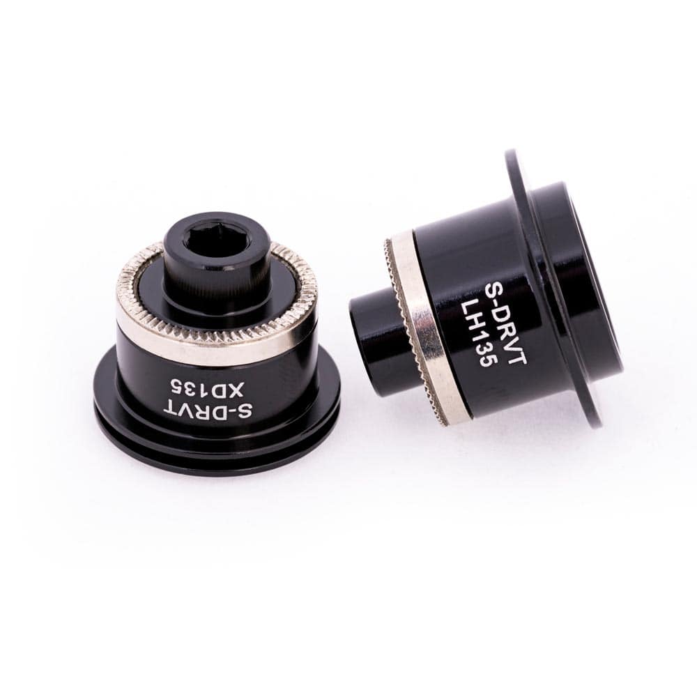 Halo Hub Spares MT Supadrive rear axle ends for Shimano HG and SRAM XD cassettes, bike components for wheel compatibility.