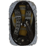 HUMP Ultra Reflective Waterproof Backpack Cover in silver with 360° visibility and rain protection for accessories.