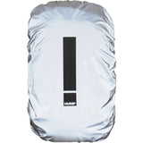 HUMP Ultra Reflective Waterproof Backpack Cover in silver with 360° visibility for rain protection and safety.