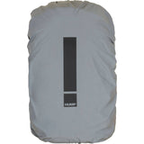 HUMP Ultra Reflective Waterproof Backpack Cover in silver with 360° visibility and rain protection for outdoor accessories.