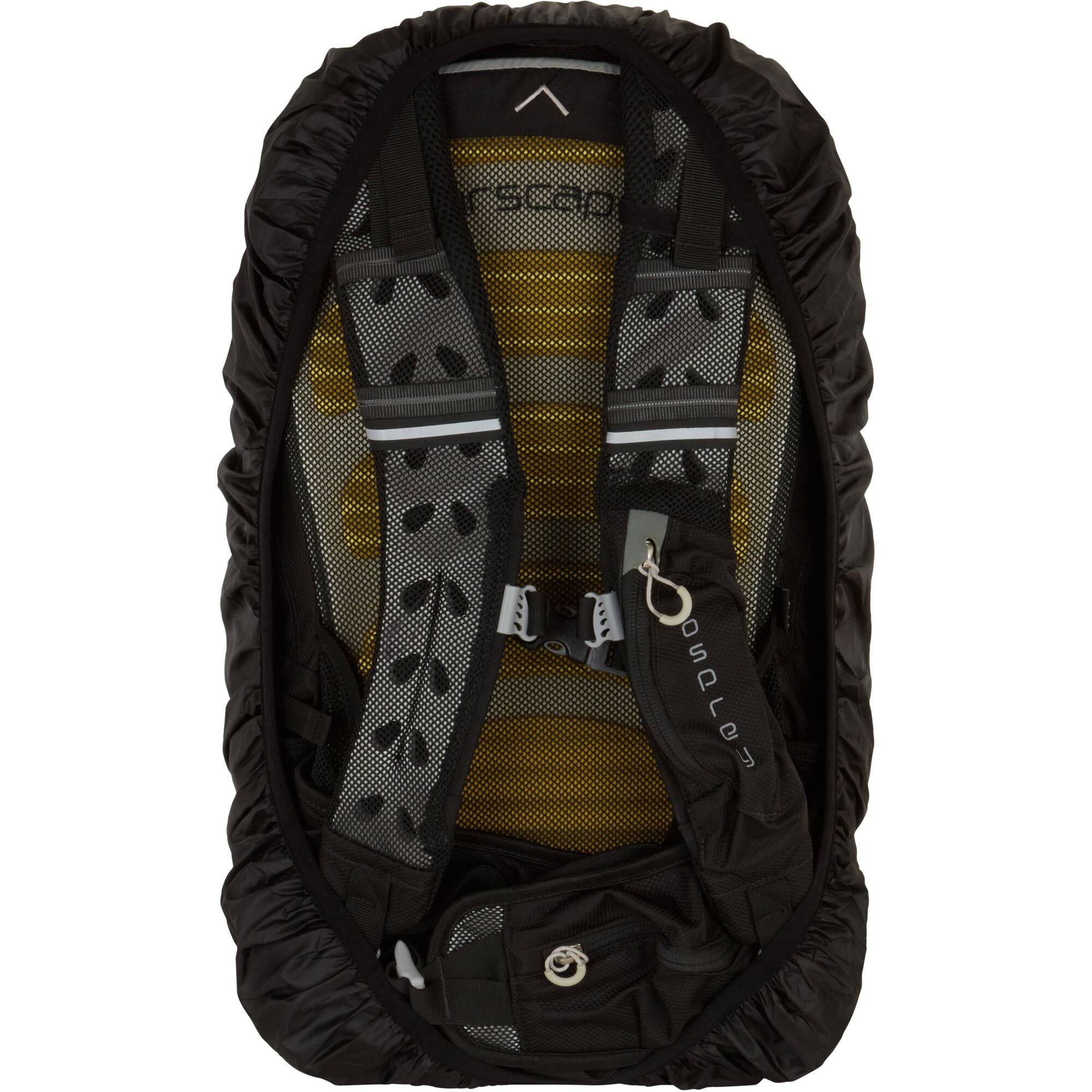 HUMP Original Reflective Waterproof Backpack Cover in black for 15-35L bags, designed to protect backpacks from rain and enhance visibility.