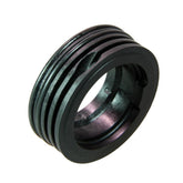 Rohloff Speedhub shifter pulley hub component for smooth gear shifting, shown in close-up with detailed parts.