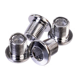 Rohloff Speedhub disc bolts replacement components for bicycle hub maintenance, shown on a bicycle wheel.