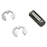 Rohloff Speedhub torque arm bolt and circlip for fork stability, bicycle components for secure hub installation.