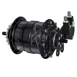 Rohloff Speedhub XL 170 fatbike hub with 14-speed internal gears, 32-hole design, and 170mm spacing for bicycle components.