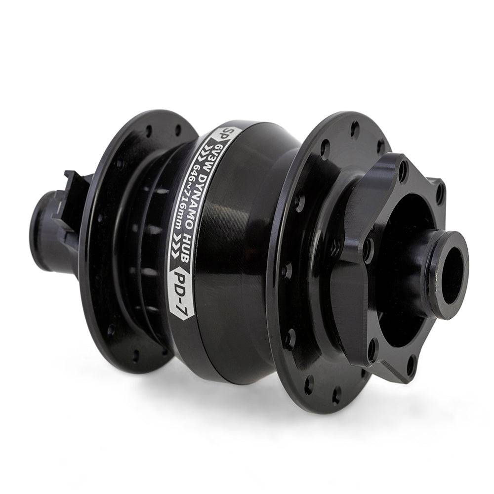 SP PD-7 Power Dynamo Hub for bikes, 6V 3W German standard bike hub dynamo, durable bike component with electrical output